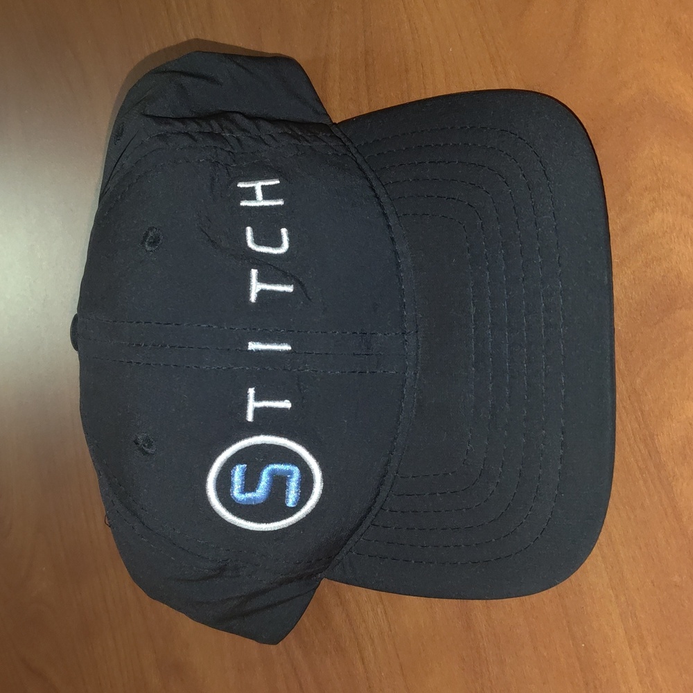 Stitch Golf Embroidered Letters Snapback Hat Cap OS